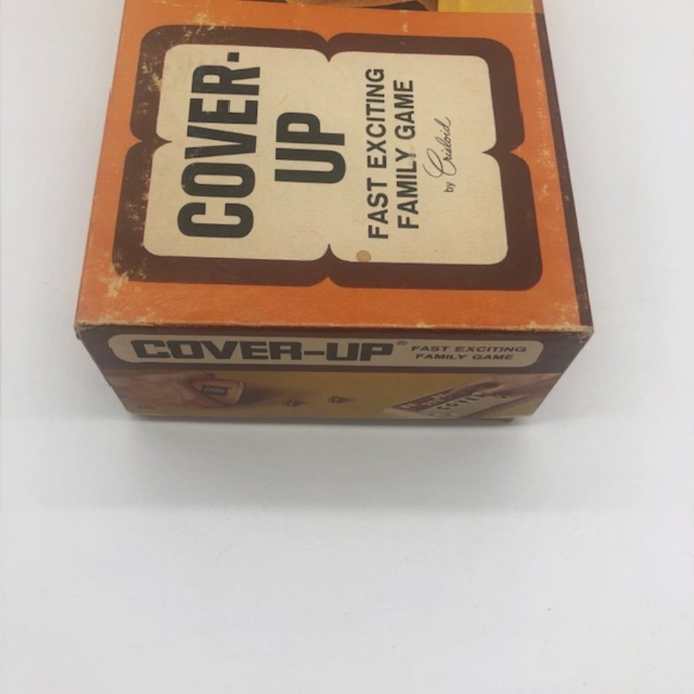 Vintage 1969 Crisloid  Plastics Cover-Up Fast Exciting Family Game - Picture 6 of 8
